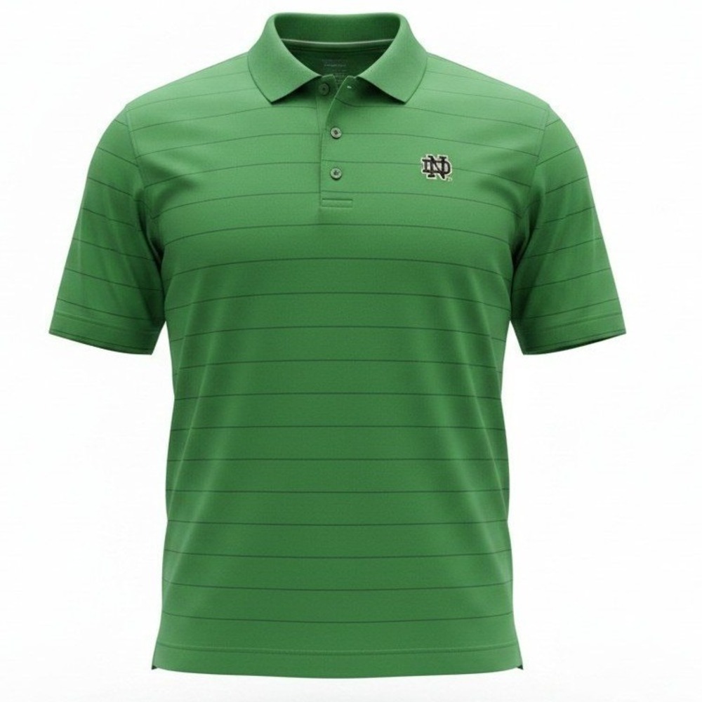 Cutter & Buck Notre Dame Polo Shirt Mens XXL Green Golf NCAA Logo